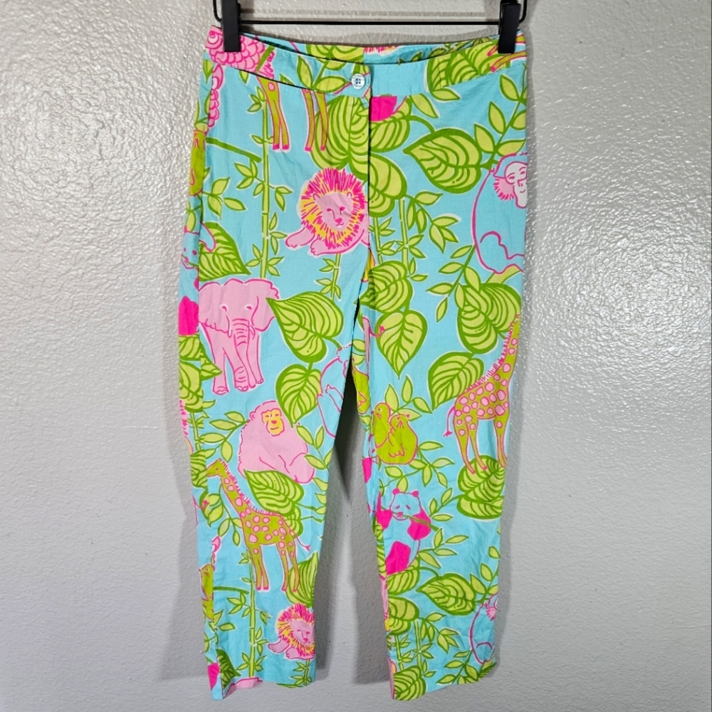 Lilly Pulitzer Zoo Pants Size 0